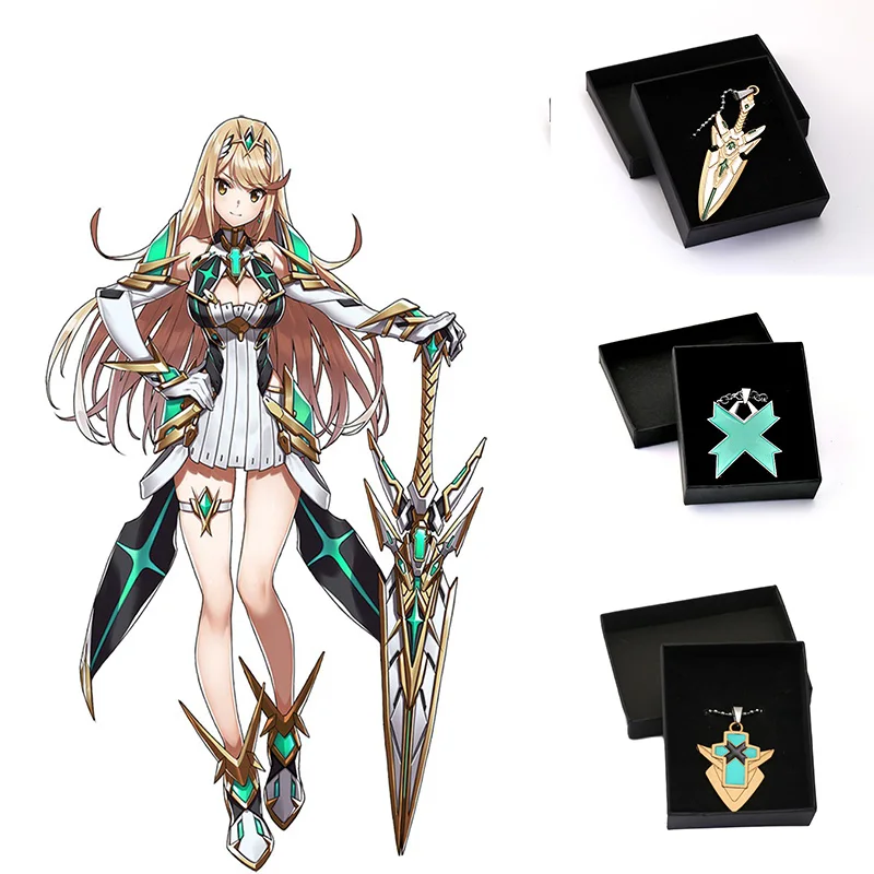 Брелок для ключей автомобиля Xenoblade из 2 леточек брелок ювелирные изделия металла