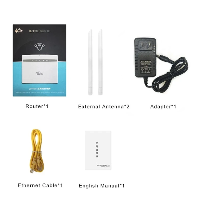 Недорогой роутер 4G CPE 150 Мбит/с Wi-Fi со слотом для SIM-карты PK Huawei B525 B315 | Компьютеры и