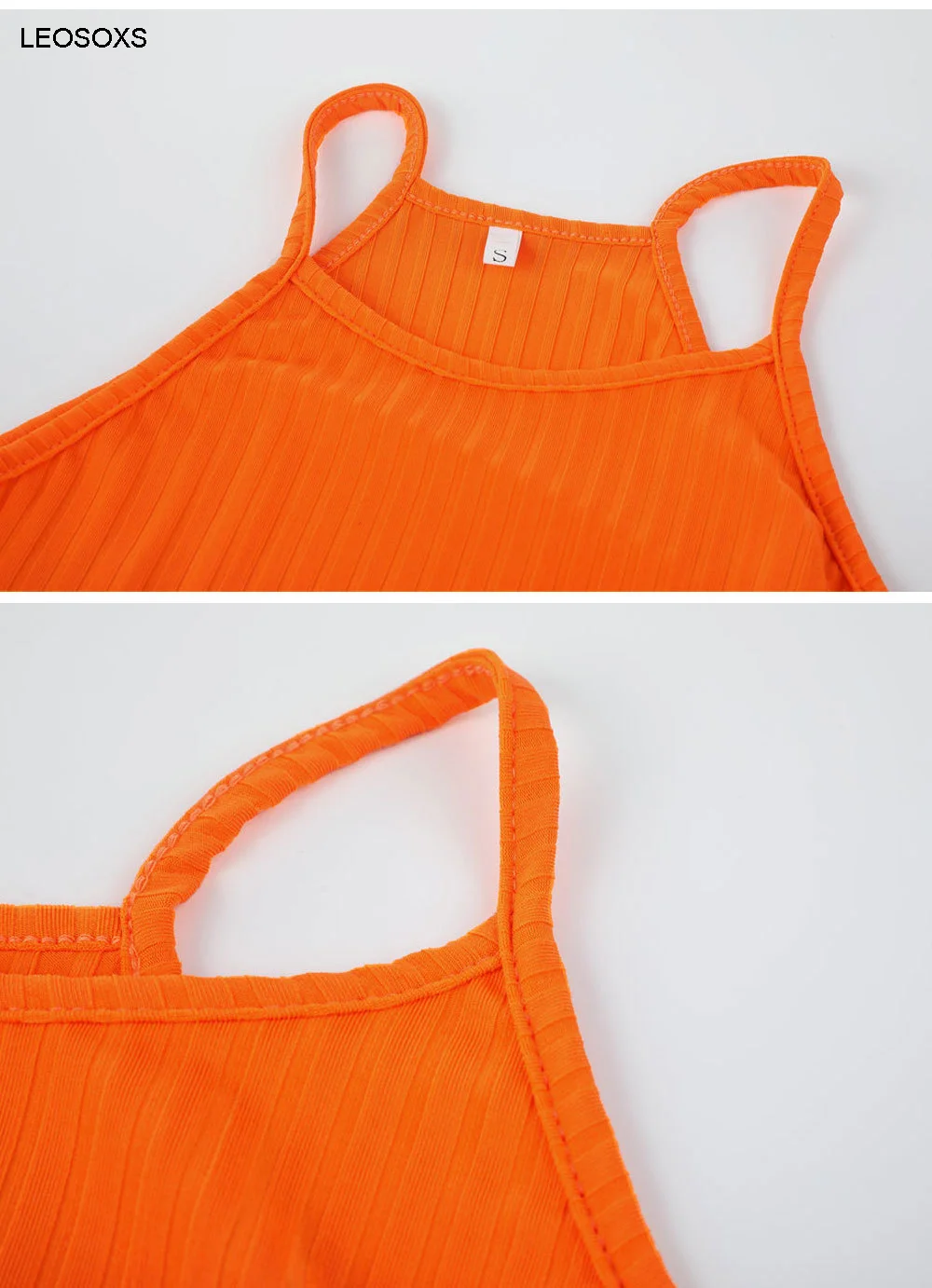 

2021 Summer Off Shoulder Sleeveless Suspender Dress Sexy Ribbed Small Suspender Dress Solid Color Knitted Thin Dresses