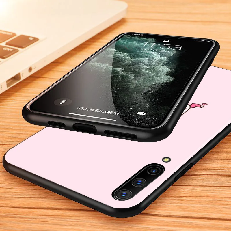 

I Love you Pink Heart for Samsung Galaxy A42 A51 A90 5G UW A80 A70 A60 A50 A40 A20E A2 Core A10S M30 Phone Case