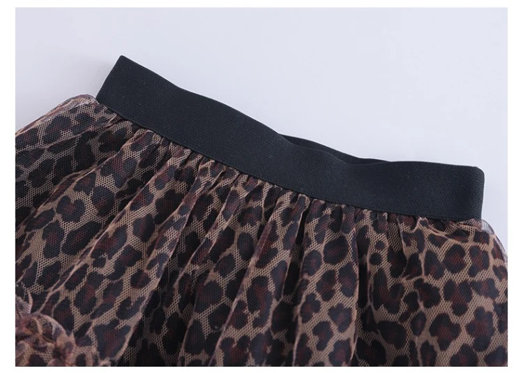 Весенне-летняя многослойная юбка для девочек детская модная длинная юбка-пачка