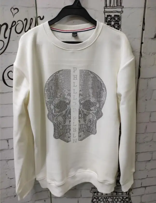 

Europe desogner Fashion Drawstring womenHoodie Loose Rhinestone style Sweatshirts Winter Long Sleeve Female Pullovers Tops 2021