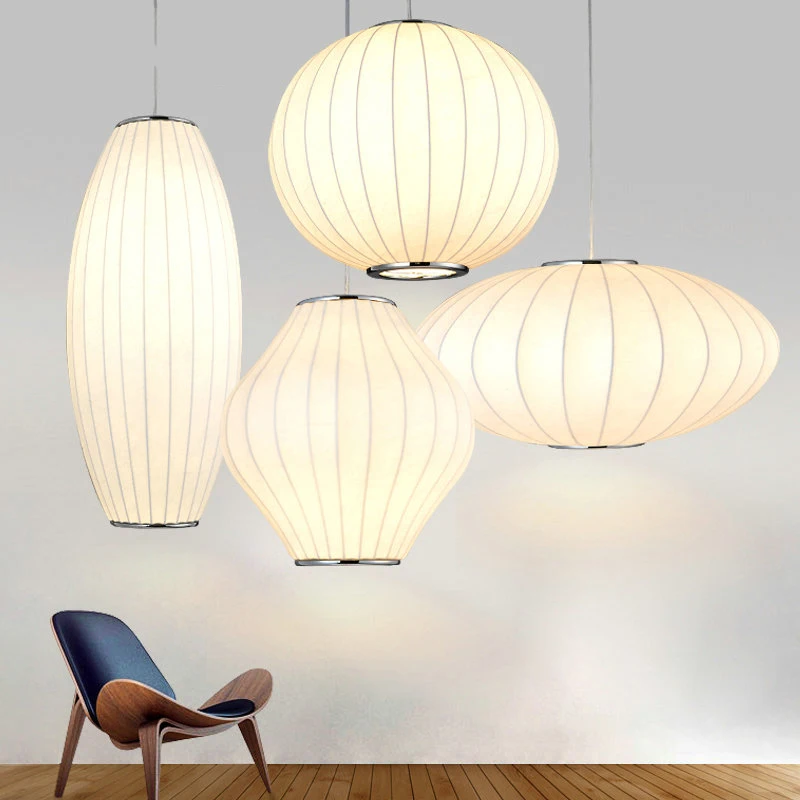 Современная простая ткань многоступенчатая люстра датский МАГАЗИН Люстра в виде