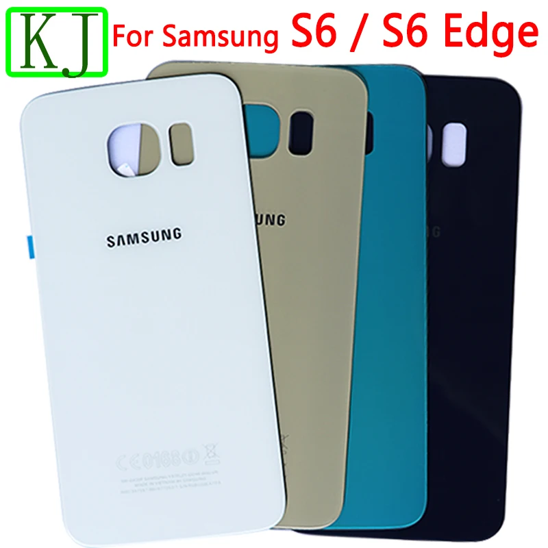 Полный корпус чехол для Samsung Galaxy S6 G920/S6 Edge G925 крышка батареи задняя дверь+ средняя рама+ Передний сенсорный экран