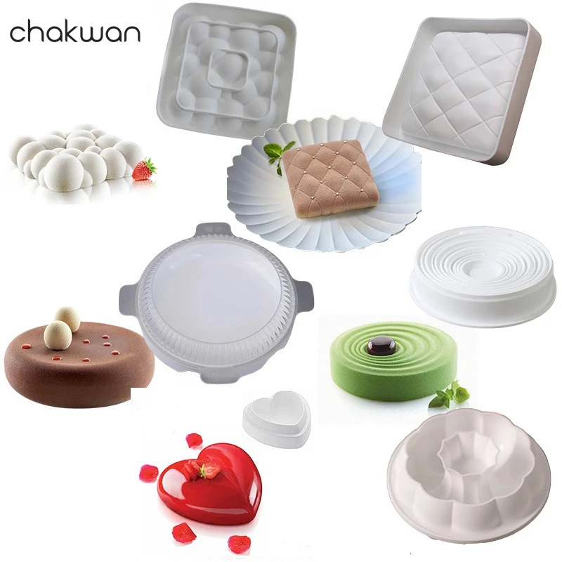 DIY силиконовая форма для торта помадки сердце неправильный дизайн облака 3D кекс