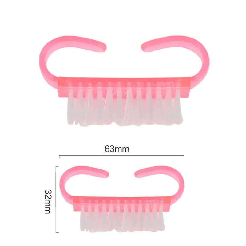 1 шт. щеточка для чистки ногтей удаляет пыль чистящий порошок акрилового УФ-геля