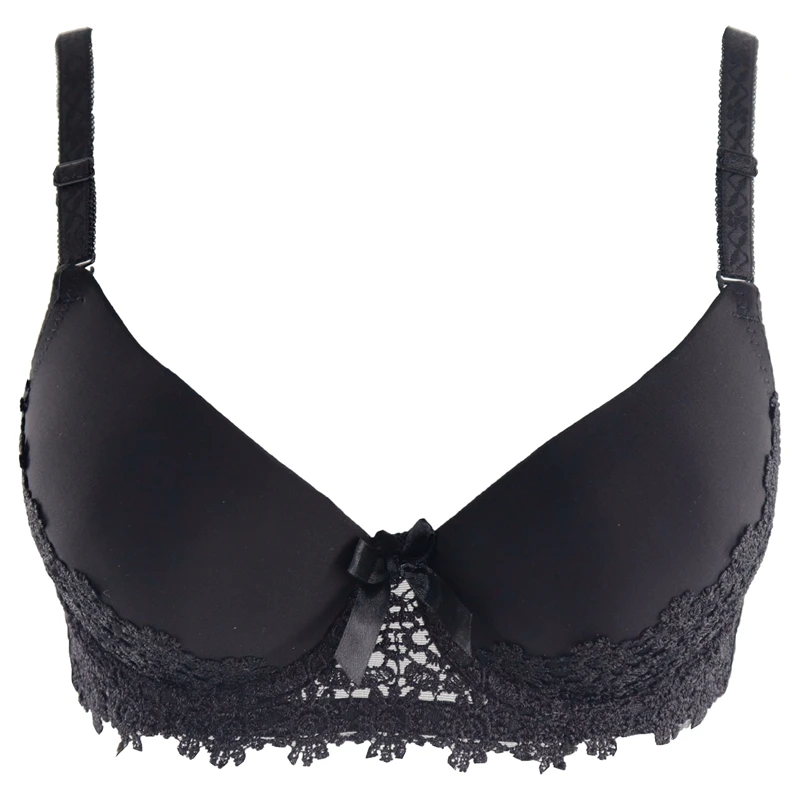 C9-Black Beauwear Big Size Lace Bralette Padded Push Up Bra Lingerie Plus Size Sexy Brassiere Underwear Padded B C Bh Plus Bras for Women - Color: C9-Black