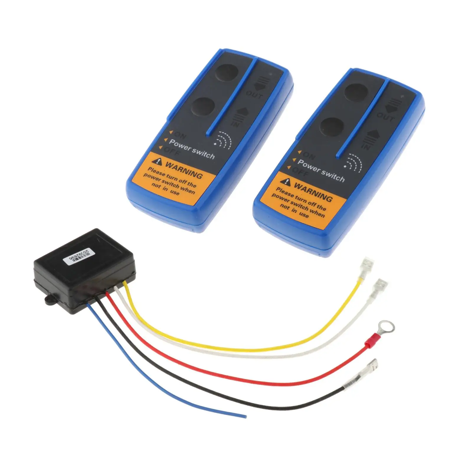 

2x Universal Wireless Winch Remote Control Kit 12V Recovery Switch Winch Solenoid Relay Contactor for Truck Jeep ATV