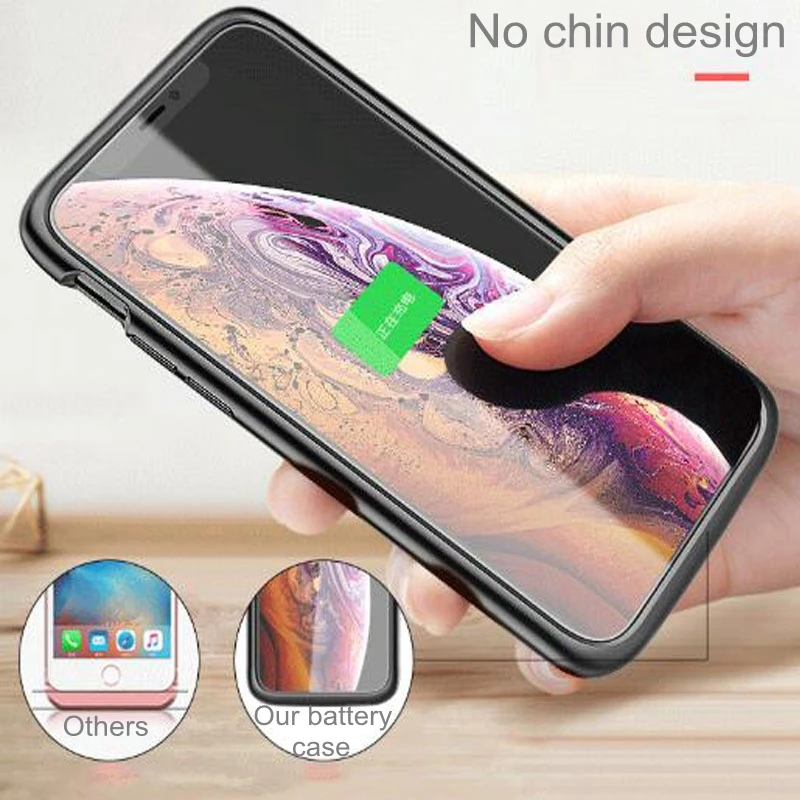 Чехол для аккумулятора 5000 мАч iPhone 11 внешний аккумулятор противоударный чехол