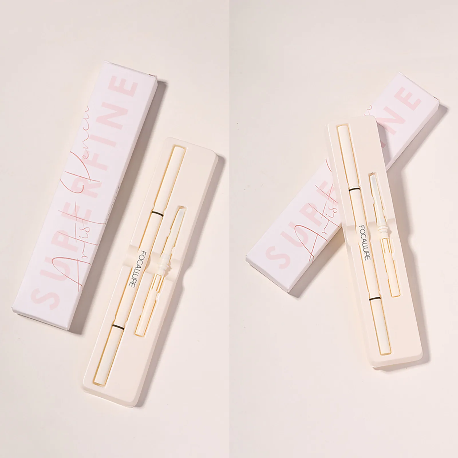 

Eyebrow Pencil Waterproof Natural Long Lasting Double Eyelash Brush Eyelash Roll Mini Eye Shadow With Brush Makeup Beauty Tool