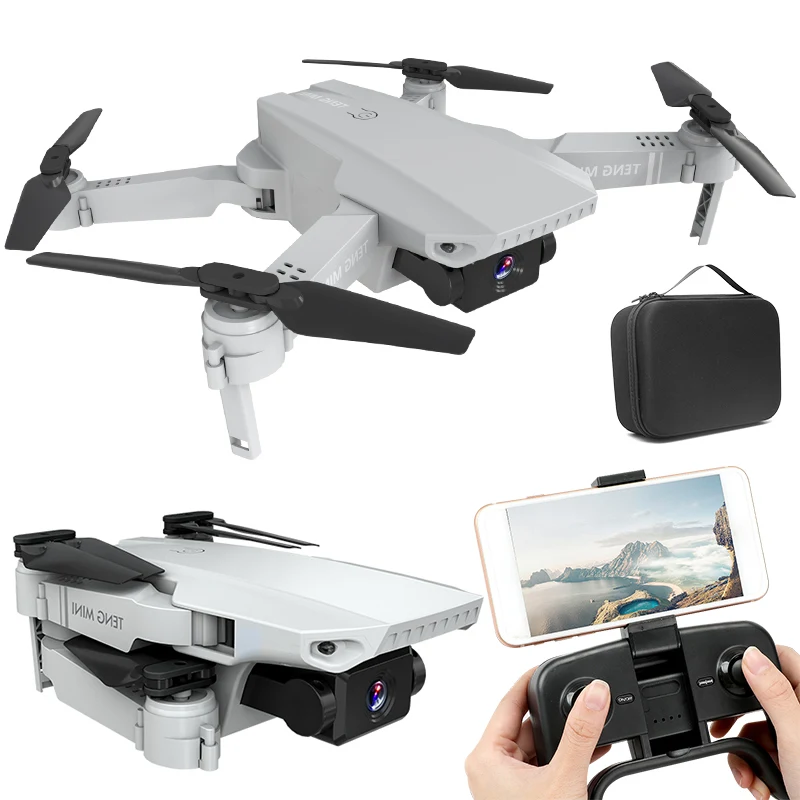 

Новый мини складного квадрокоптера дрона с дистанционным управлением воздуха Давление удержания высоты 4K 1080P HD Камера Wi-Fi FPV черно-серый Fly в...