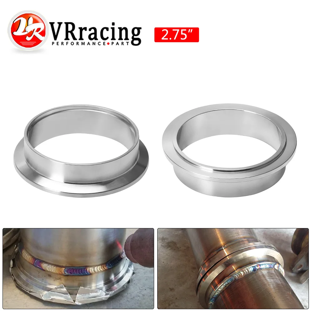

2.75 Inch 70mm V-Band Clamp Flange Male and Female Flange Turbo Downpipe Wastegate V-band Turbo Exhaust Pipes Car Accessories