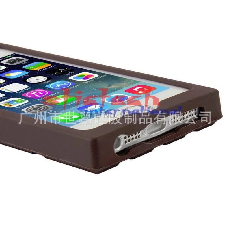 Dhl ИЛИ ems 500 шт 3D Шоколадный Бар Мягкий силиконовый чехол для iPhone 6 6S Горячая