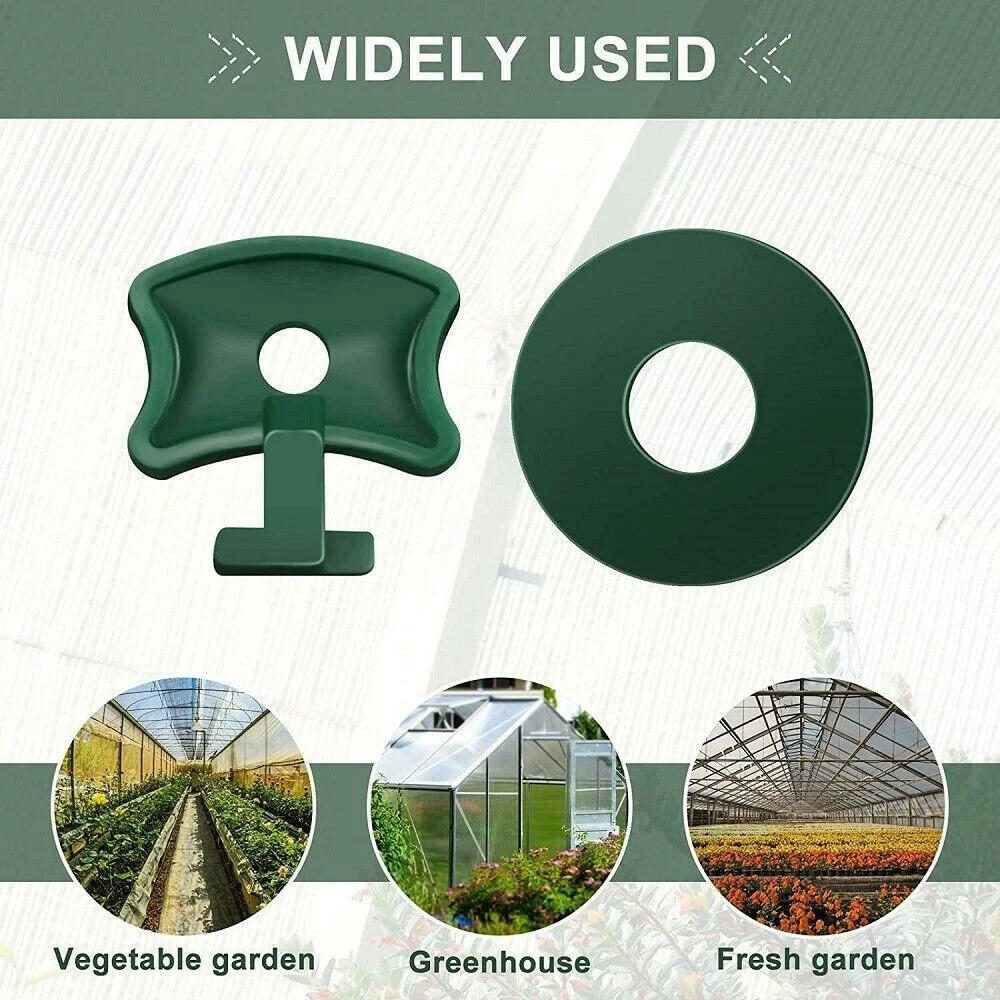 200 шт. Пластик крепежные зажимы комплект шайб сад Greenho Применение твист легко