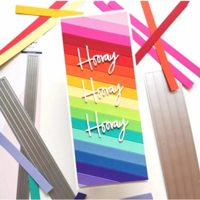 

Strip Molds Carbon Steel Cutting Dies DIY Scrapbooking Photo Album Embossing Paper Cards Making Stencil Decorative Cards