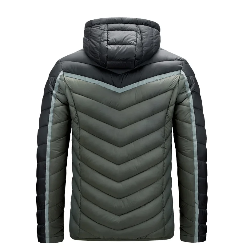 FOCUSFIT Winter Men Down Coat 2021 Coat Ultralight Sleeveless Puffer Vest Zipper Jacket Ultra Thin Warm Lightweight Down Jacket