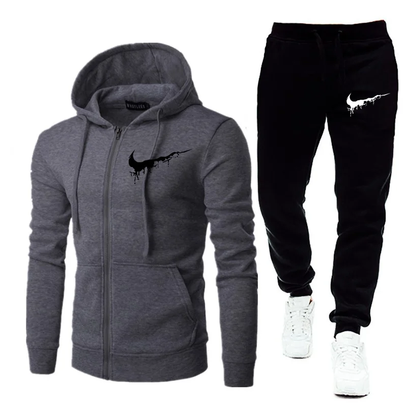

Men'S Tracksuit, A Stylish Set Of Sweatshirts And Trackpants, A Casual Sportswear Tracksuit, A Running Suit, New 2021