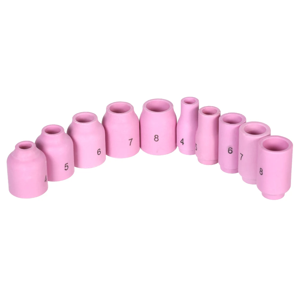 49 шт. Сварочная горелка TIG короткая газовая линза #10 стеклянная чашка для