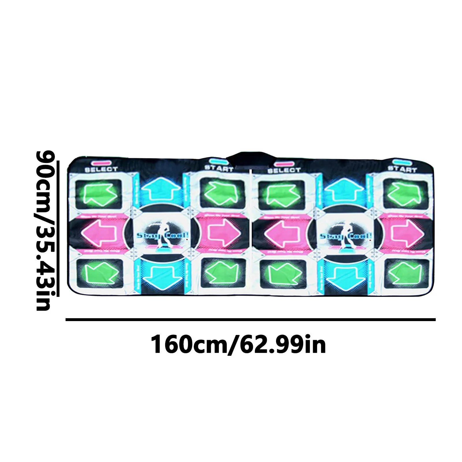 

Double Dance Mat Tv And Computer Wireless Dual-use Slimming Dance Machine Motion Sensing Wireless Foot Print Fitness Yoga Game
