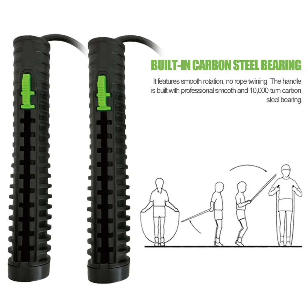 Регулируемый Скакалка соревнования Подшипник скорость унисекс для внутреннего