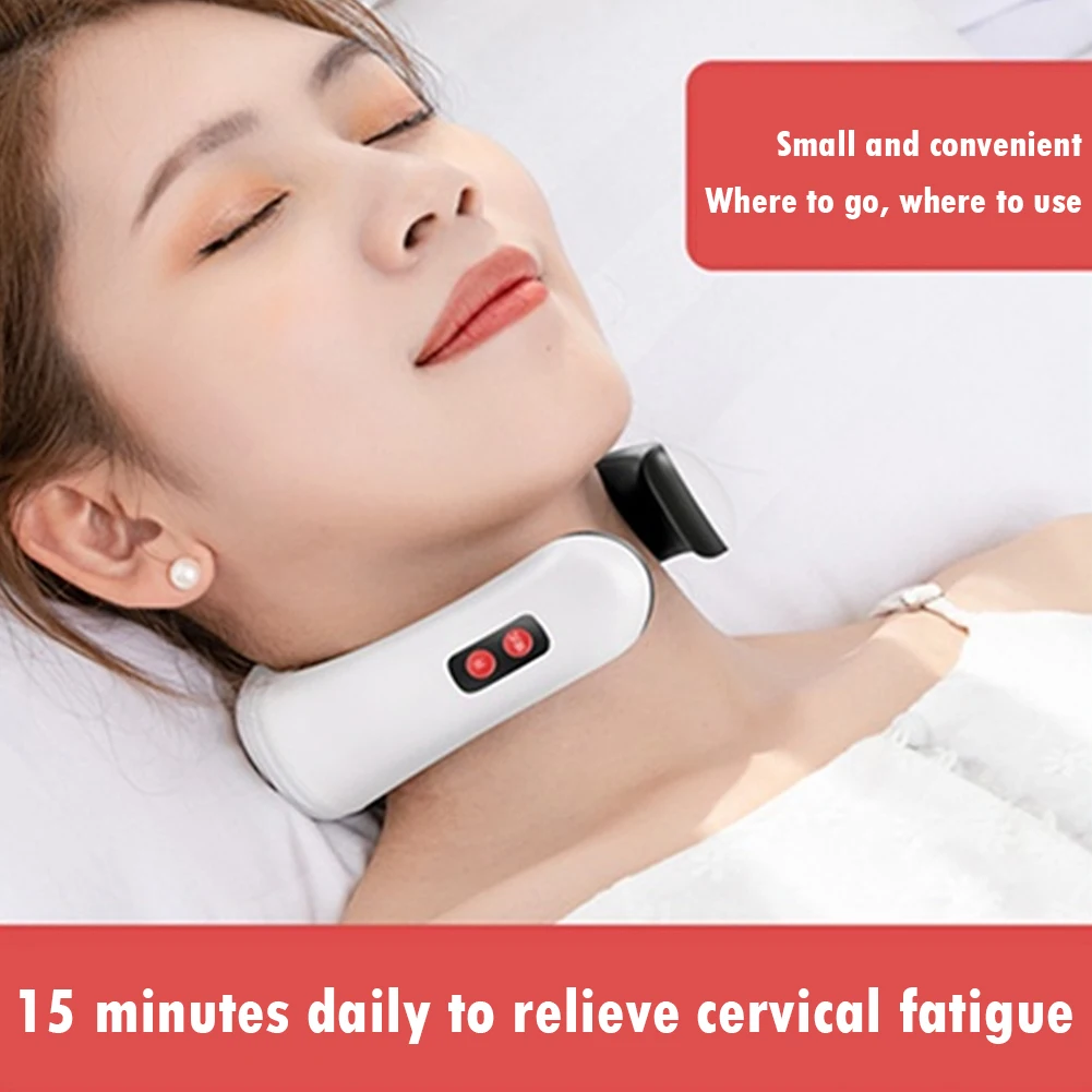 

Electric Neck Massager Back Shoulder Pulse Pain Relief Relax Tool Health Care Outdoor Home Car Relaxing Massage