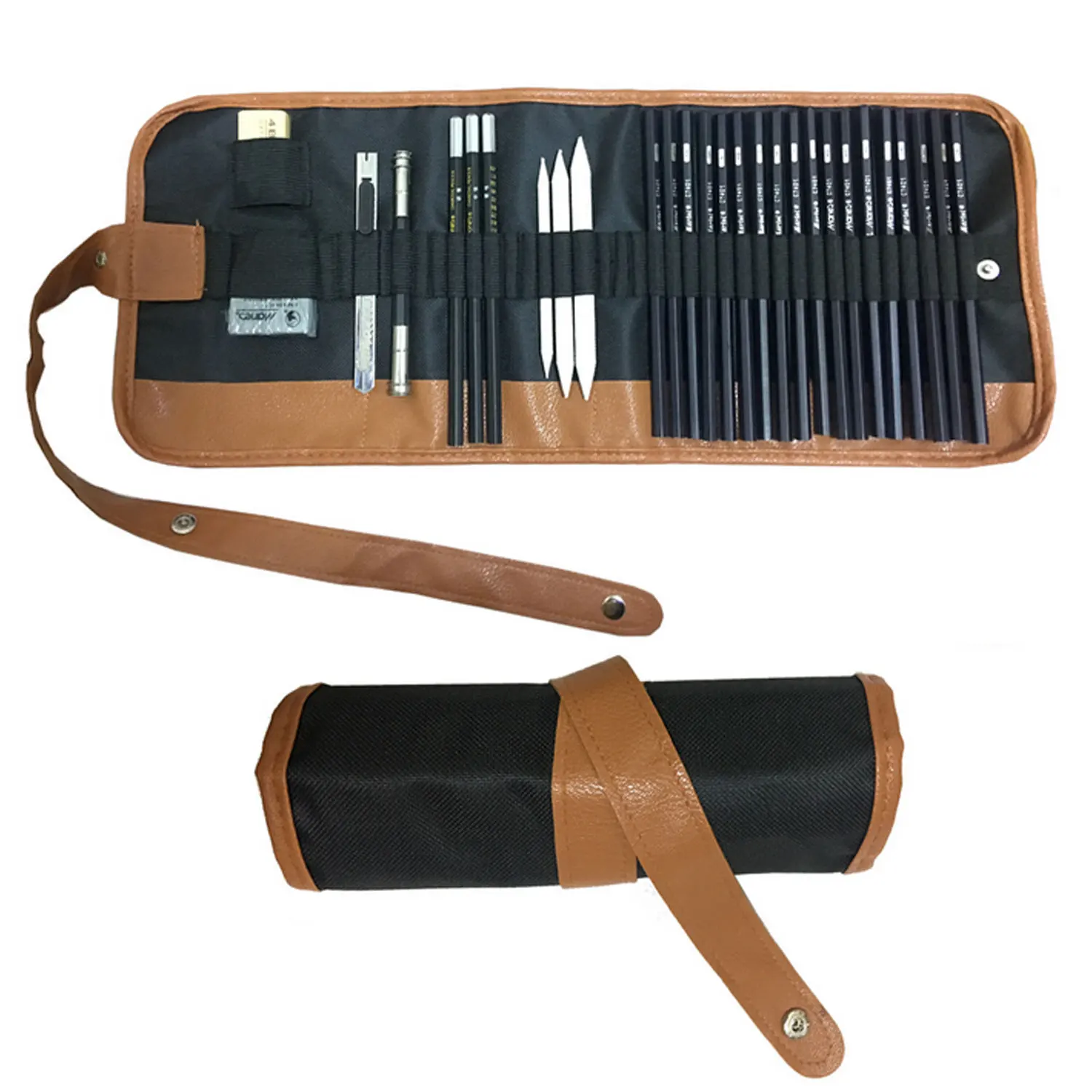 Набор для рисования и эскизов набор из 29 ластиков точилка художников товары