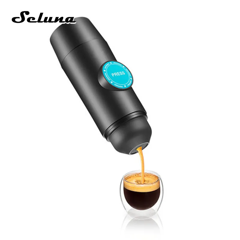 Pod & Powder 2 in 1 Electric Espresso coffee Maker Portable Nespresso Capsule Coffee Machine Rechargeable mini coffee Machine