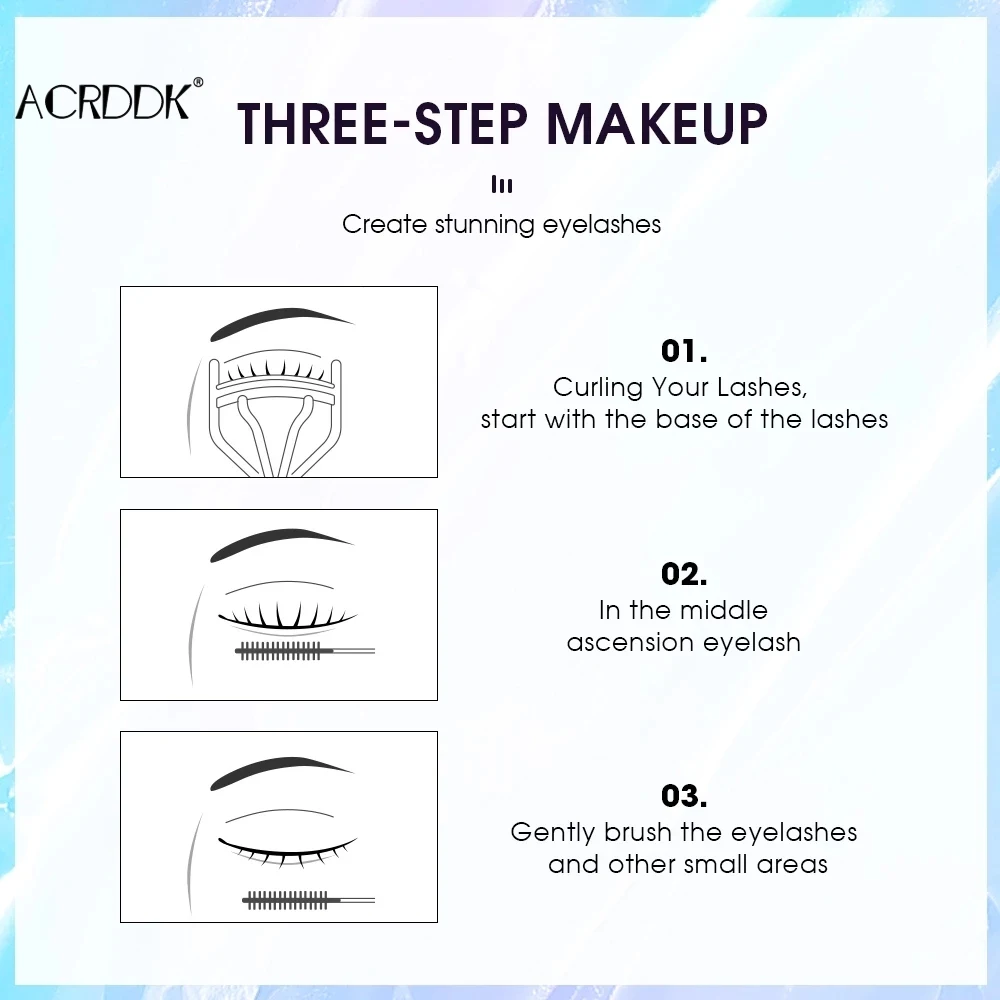 

Silk Fiber Mascara Long Eyelashes Extension Long Lasting Waterproof Easy to Apply For Makeup DW
