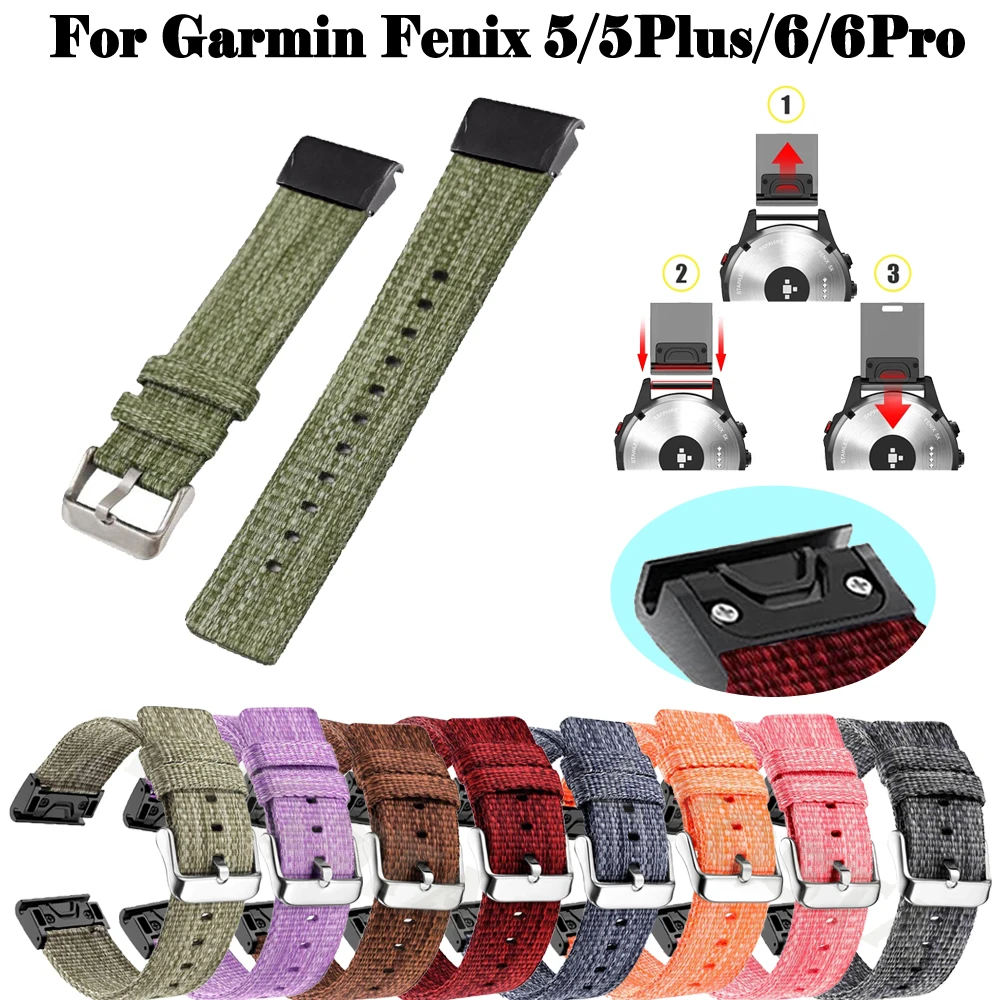 Ремешок LYQSTA 22 мм для Garmin Fenix 6 Pro 5 Plus Forerunner 935 945 Easyfit | Электроника