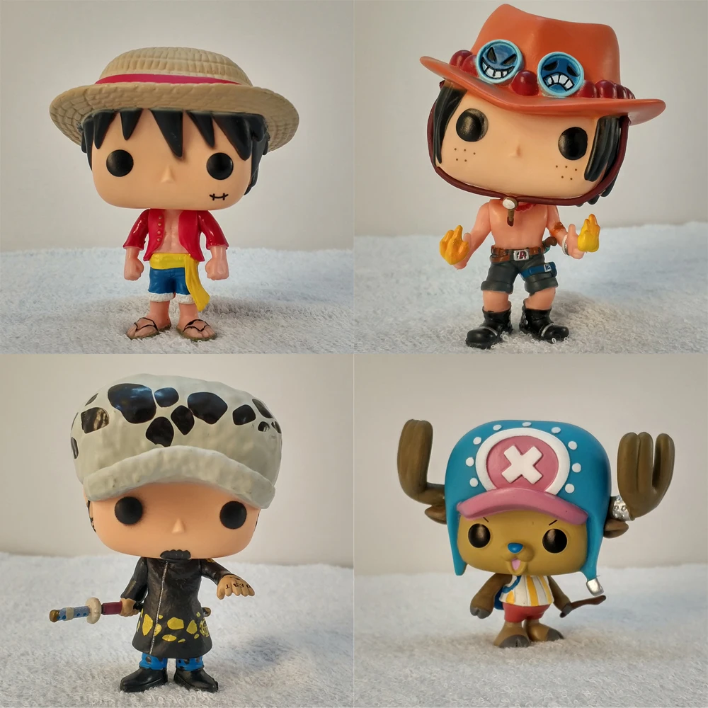 Аниме one piece Луффи #98 & Chopper #99 ACE #100 Law #101 фигурка виниловая Кукла коллекционная