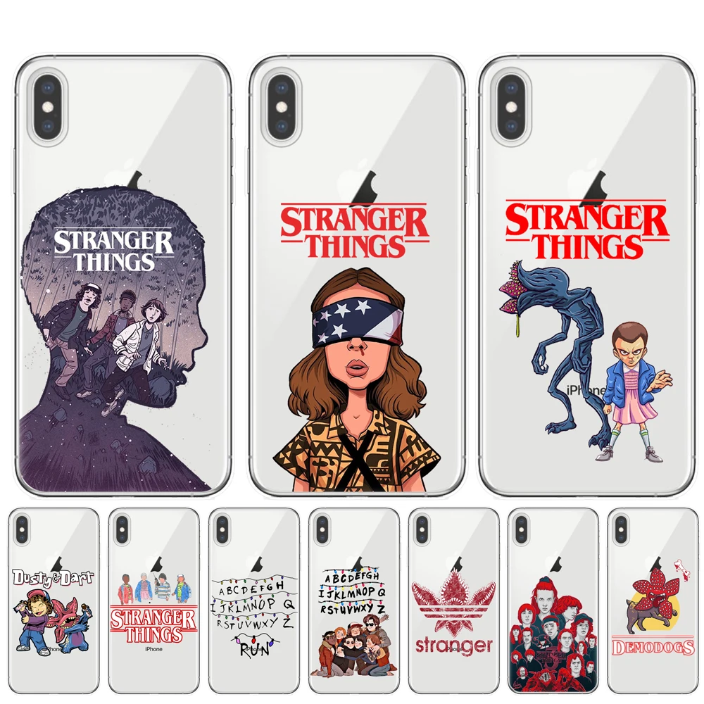 Stranger Things Season 3 American TV Clear Soft silicone Phone Case For iphone X 5S 5 SE 6 6s Plus 7 7 Plus 8 8 plus XS Max XR