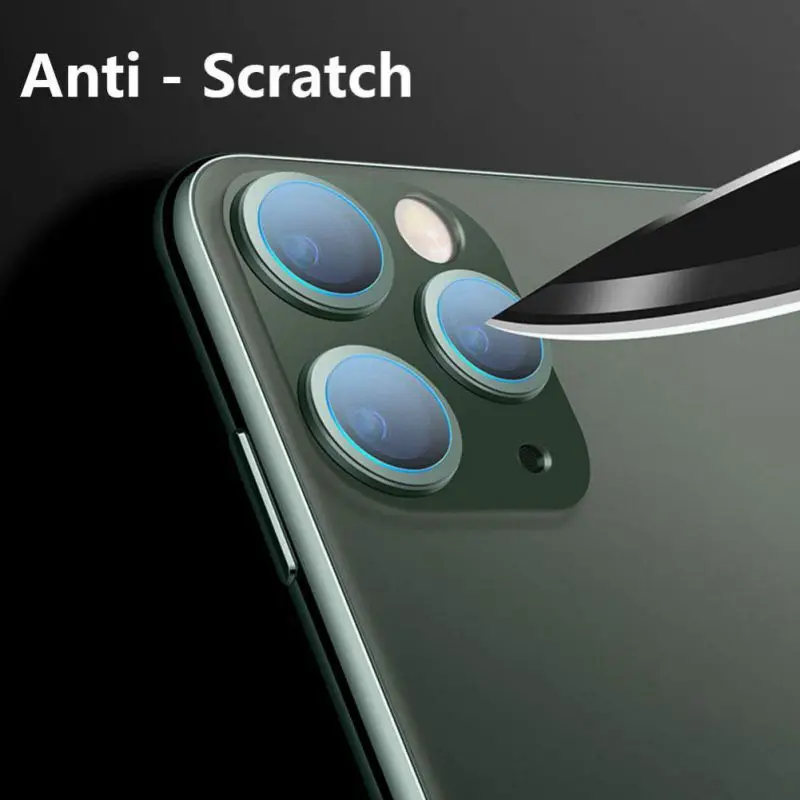 Camera Lens Protective Metal Ring + Tempered Glass For iPhone 11/11Pro/11Pro Max Back Protector Cover Case | Мобильные телефоны и