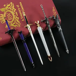 22cm anime fgo fate stay night sword figure saber tohsaka rin matou sakura weapon alloy model toys keychain collection for gift free global shipping