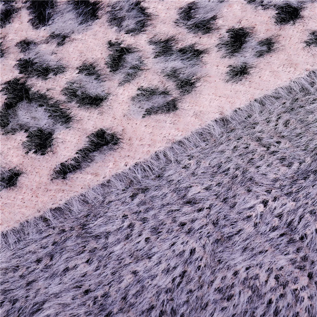 

Women's Winter Warm Solid Long Shawl Soft Long Neck Scarf Leopard Warm Thicken Ms. Scarf Shawl Warm and Comfortable A50