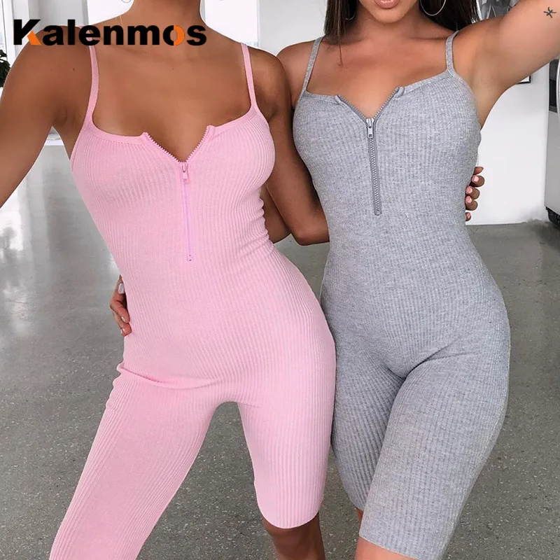 

KALENMOS Rompers Sexy Jumpsuit Women Tracksuit Spring Summer Long Bodysuit Club Work Sweatshirt Bodycon Ropa Party Streetwear