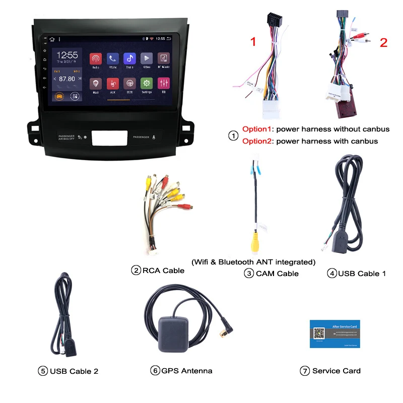 2G ram 32G rom 9 дюймов Android 8 1 Автомобильная Мультимедийная система для Mitsubishi Outlander