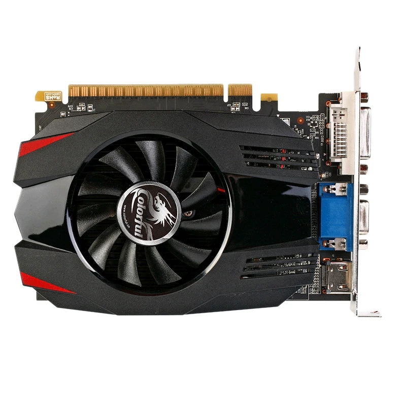 

Разноцветное изображение GT730K, Золотое Φ 1000 МГц, независимое изображение для настольных компьютерных игр и офиса, интерфейс DVI HDMI VGA