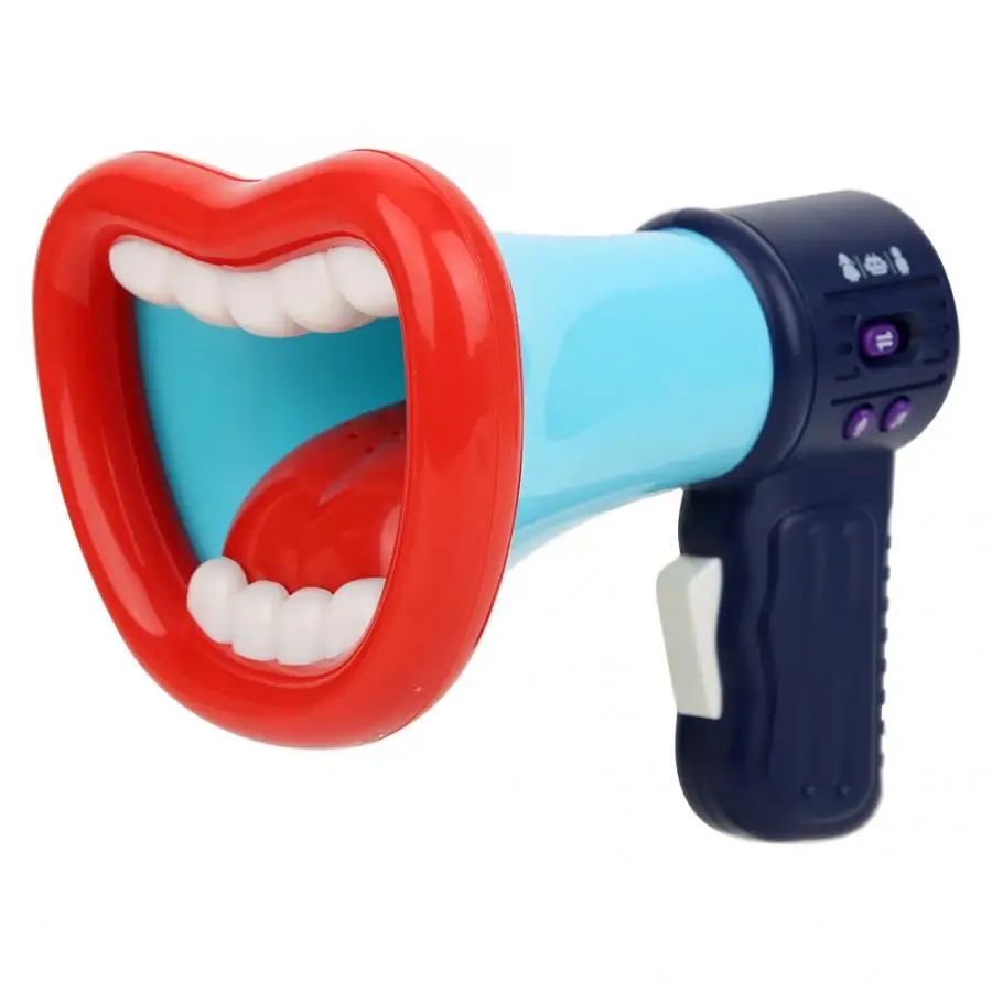 Мини ручной Рог детские забавные преобразователь голоса громкоговоритель