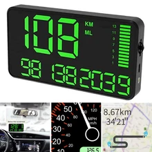 Мотоцикл автомобиль GPS для лодки Спидометр HUD цифровой дисплей км/ч Комплект запчастей