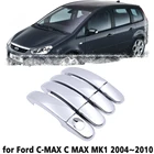 Роскошный хромированный защитный чехол для двери Ford C-MAX C MAX MK1 2004  2010 автомобильный аксессуар наклейка 2005 2006 2007