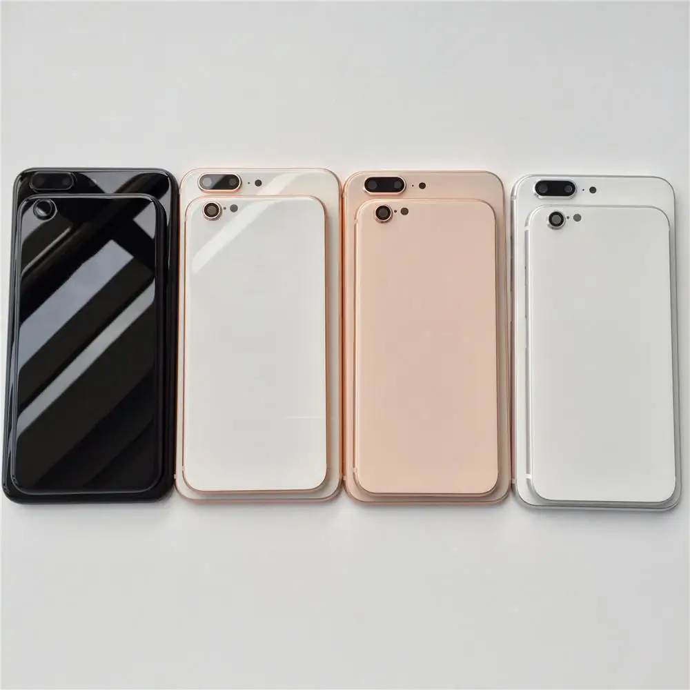 OTMIL Back Housing For iPhone 7 8 Plus Battery Cover with Side Keys SIM Tray iPhone7 Rear Door Case iPhone8 | Мобильные телефоны и