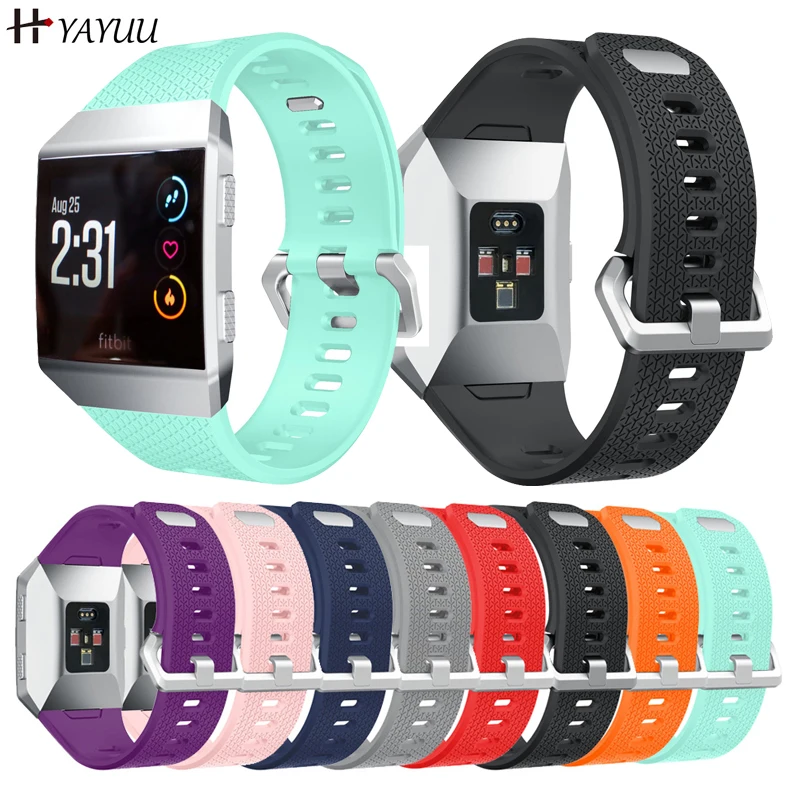 YAYUU ремешки совместимые с Fitbit ionic часы сменный спортивный ремешок для умные |