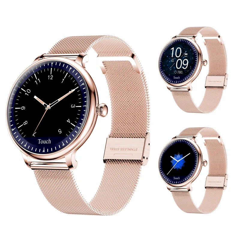 

Женские Смарт-часы, водонепроницаемые часы с пульсометром, шагомером, камерой, спортивные часы для часов Bluetooth