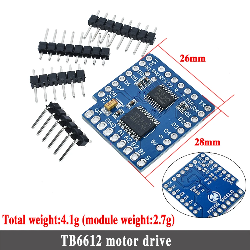 D1 Mini ESP8266 ESP-12 ESP-12F CH340G CH340 V2 USB WeMos wifi макетная плата D1 Mini NodeMCU Lua IOT плата 3,3 В с контактами - Цвет: D1 motor shield