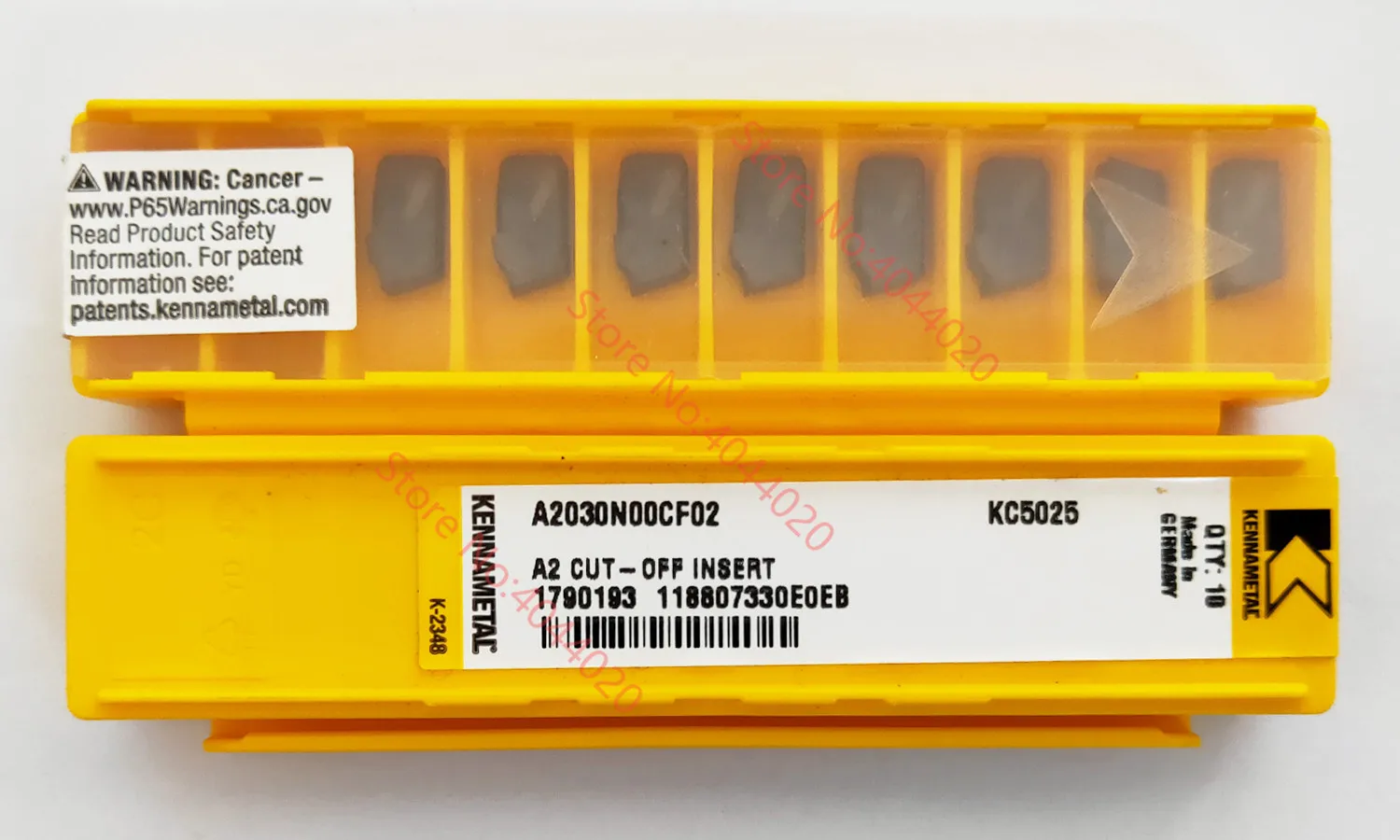 

Kennametal A2030N00CF02 KC5025 10pcs Carbide Inserts