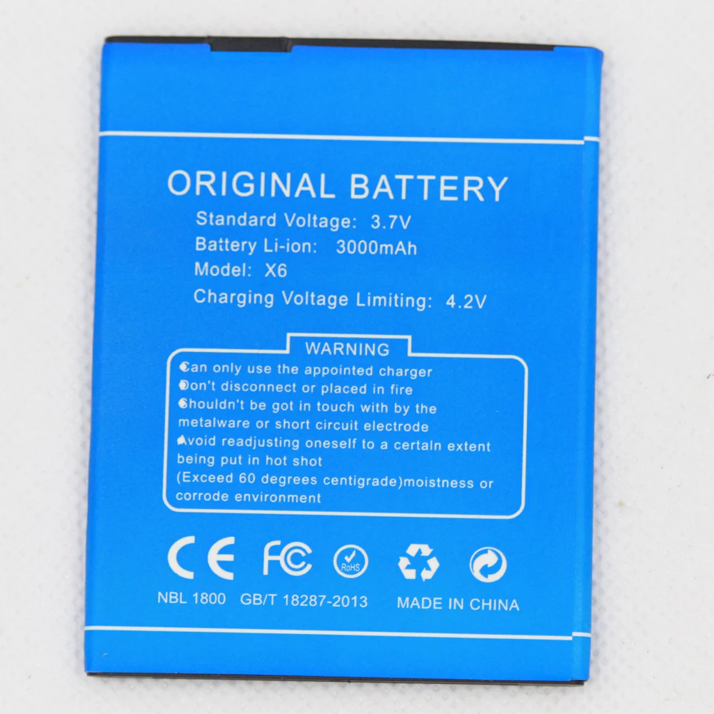ISUNOO батарея для телефона DOOGEE X6 Для Pro аккумуляторная AKKU 3000mAh | Мобильные телефоны и