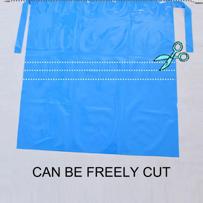 

TPU Apron Sleeves Set Waterproof and Low temperature Resistant Apron Unisex Work Safety Reusable Kitchen House Clean