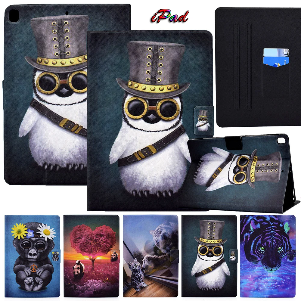 Защитный чехол-книжка для iPad Mini 1/2/3/4/5, iPad Air/Air 2/Air 3/Air 4, iPad 9,7, iPad 10,2, 2019/2020, iPad Pro11