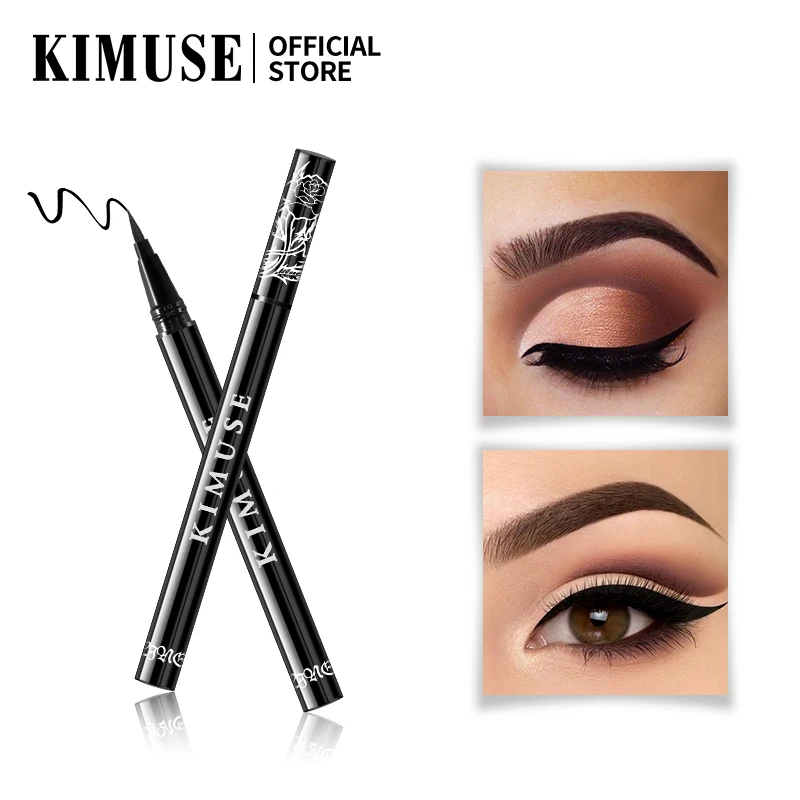 

KIMUSE Professional Waterproof Liquid Eyeliner Pen 24 Hours Long Lasting Water-Proof Eye Liner Pencil Tattoo Makeup Cosmetics