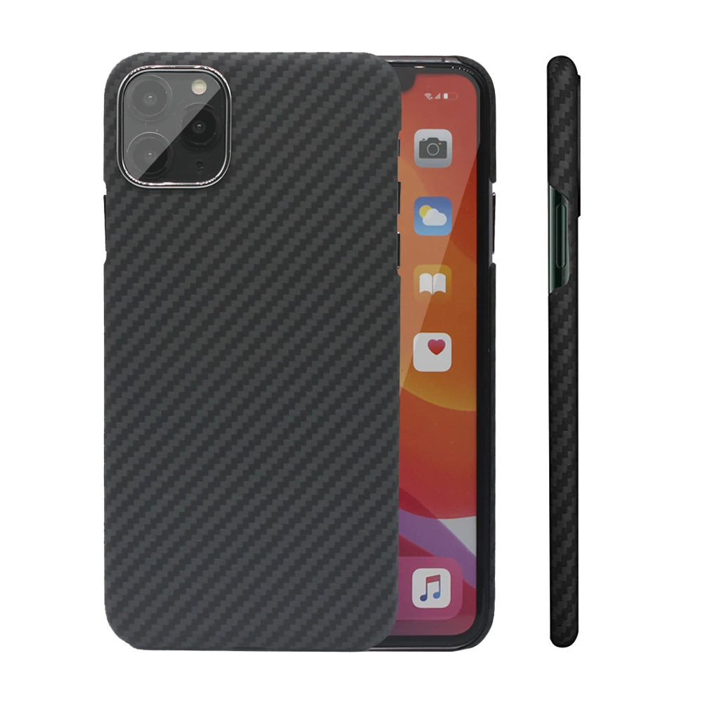 

Чехол из углеродного волокна для iPhone X XS Max XR 7 11 12 Mini, ультратонкие чехлы из арамидного волокна, чехол для телефона iPhone 12 11 Pro Max SE